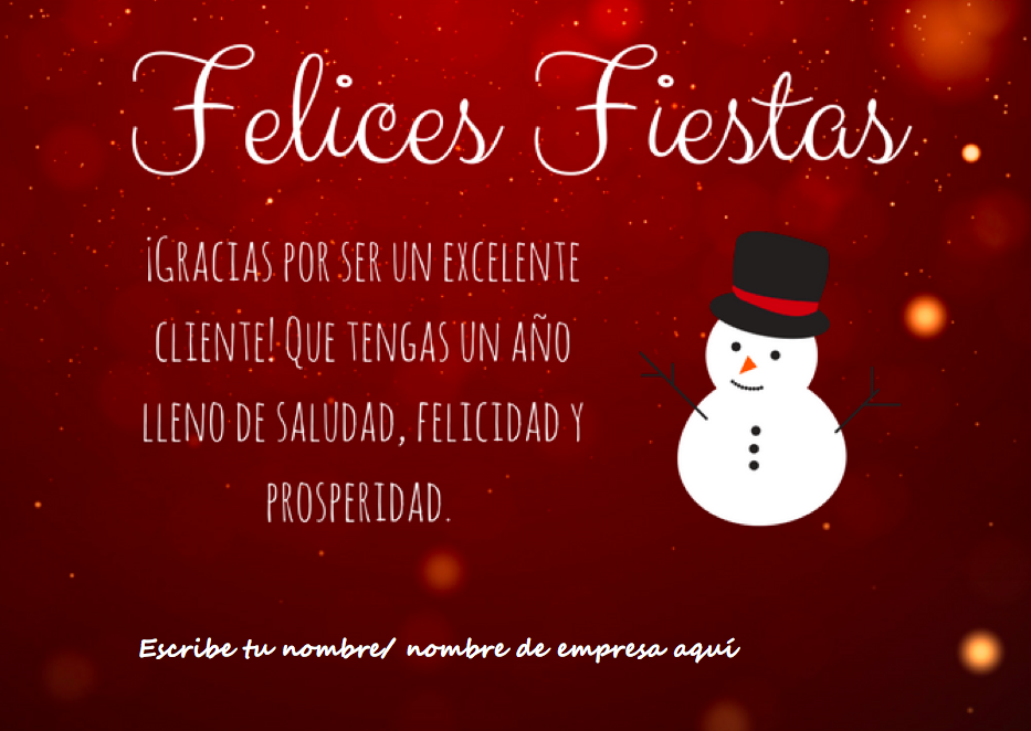 Tarjetas Navideñas y de otras fiestas